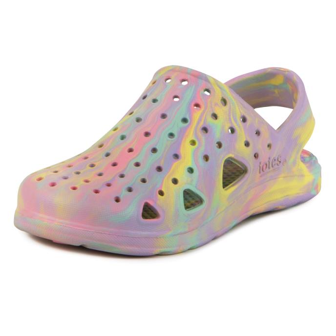 totes® SOLBOUNCE Toddler Clog Pastel Tie Dye Extra Image 2